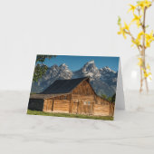 Carte Vieille grange (Fleur jaune)