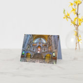 Carte Vieille note de photo d'Anvers Belgique de station (Fleur jaune)