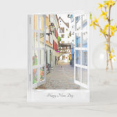 Carte vieille ville autrichienne (Fleur jaune)