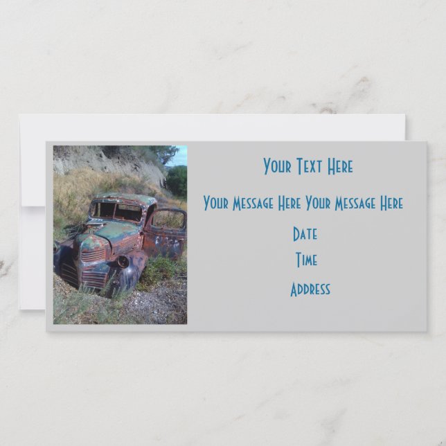 Carte Vieille voiture (Devant)