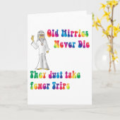 Carte Vieilles hippies (Fleur jaune)