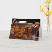 Carte Vieilles percussions (Fleur jaune)