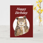 Carte Vieillesse amusante, sur la colline Chouette d'ann (Fleur jaune)