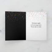 Carte Vieillir la bougie d'anniversaire (Intérieur)