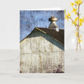 Carte Vielle grange blanche (Fleur jaune)