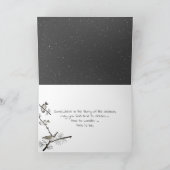 Carte Vielle Grange De Noël Dans Les Snowflakes (Intérieur)