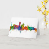 Carte Vienne Autriche Skyline (Fleur jaune)