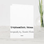 Carte Vienne (Stephansdom) (Dos)