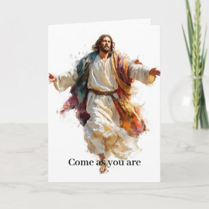 Carte Viens Comme Tu Es Jésus Encouragement Foi