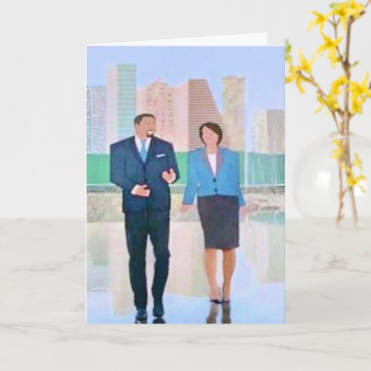 Carte (vierge) (Fleur jaune)