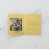 Carte Vierge à l'Enfant avec un ange - Botticelli Holida (Intérieur)