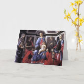 Carte Vierge à six saints - Botticelli (Fleur jaune)