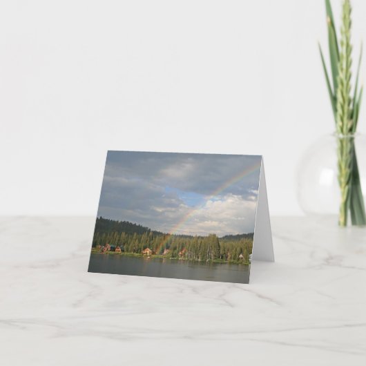 Carte vierge, arc-en-ciel (Devant)