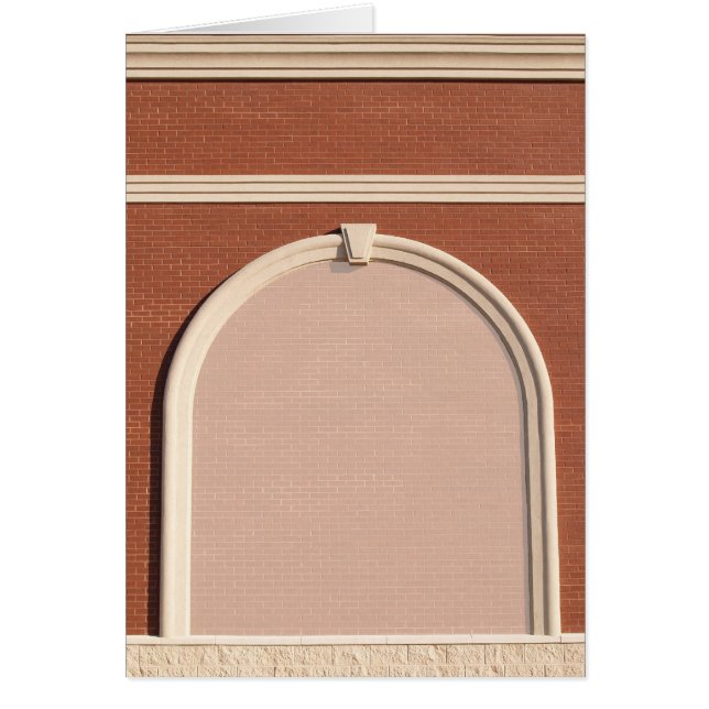 Carte vierge avec bordure architecturale (Devant)