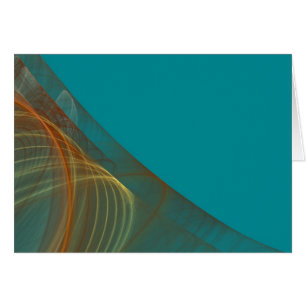 Carte vierge avec bordure d'art fractale
