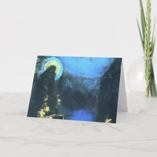 Carte Vierge avec Corona Par Odilon Redon 1898 (Devant)