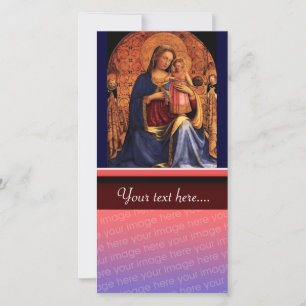 CARTE VIERGE AVEC ENFANT ET SAINTS 2