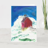 Carte vierge avec mers faisant rage (Devant)