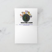 Carte vierge blonde comme les blés doucement (Intérieur)