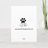 Carte vierge - Boucles à talons de sable (Dos)