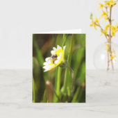 Carte vierge, Bumble Bee (Fleur jaune)