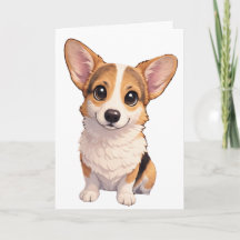 Carte vierge Corgi 