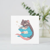 Carte vierge d'ami bruyant (Debout devant)