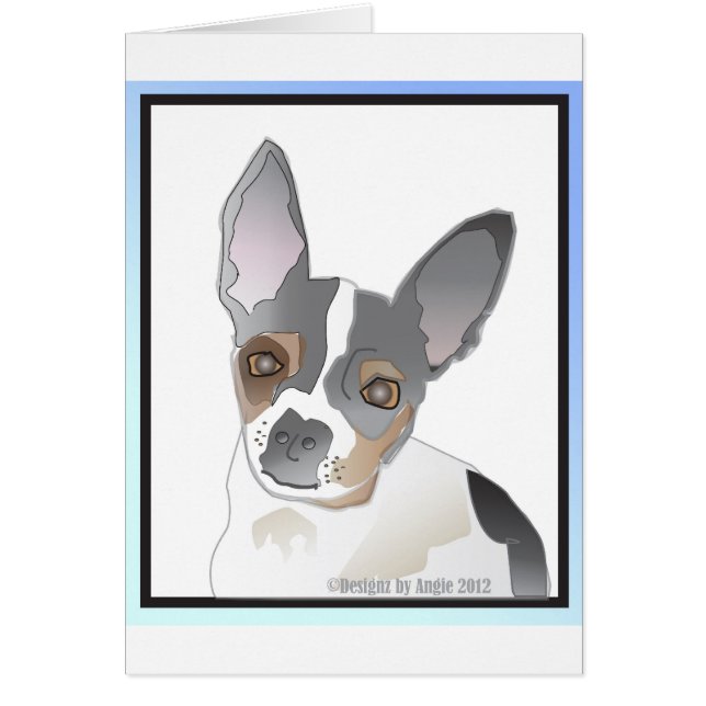 Carte vierge de conception graphique de Claire (Devant)