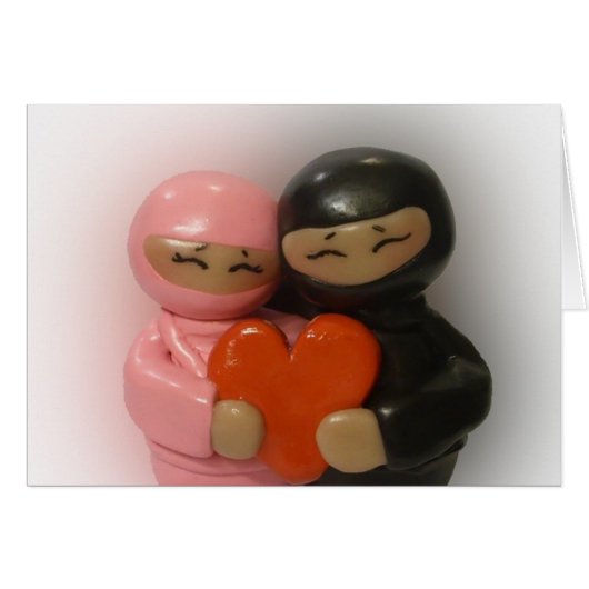 Carte vierge de couples de Ninja (Devant horizontal)