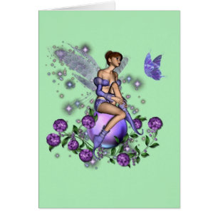 Carte vierge de Faery avec du charme de KRW