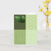 carte vierge de feuille (Fleur jaune)