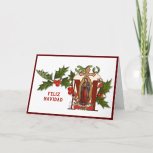 Carte Vierge de Guadalupe Noël Religieux Hispanique