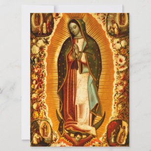 Carte Vierge de Guadalupe Notre Dame Marie