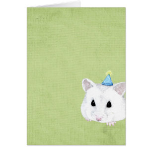 carte vierge de hamster