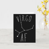 Carte Vierge de la constellation _ Astrologie drôle de l (Fleur jaune)