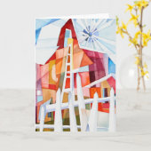 Carte vierge de la ferme de moulin (Fleur jaune)