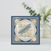 Carte vierge de la libellule du bureau de G Creati (Debout devant)