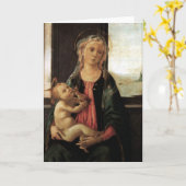 Carte Vierge de la Mer - Sandro Botticelli - c1477 (Fleur jaune)