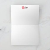 Carte vierge de lévrier floral (Intérieur)