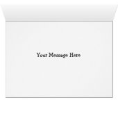 Carte vierge de l'instructeur de dessin humoristiq (Intérieur Horizontal (Bas))