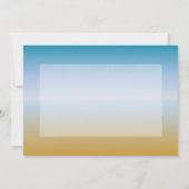 Carte vierge de Merci de pas de plage (Dos)