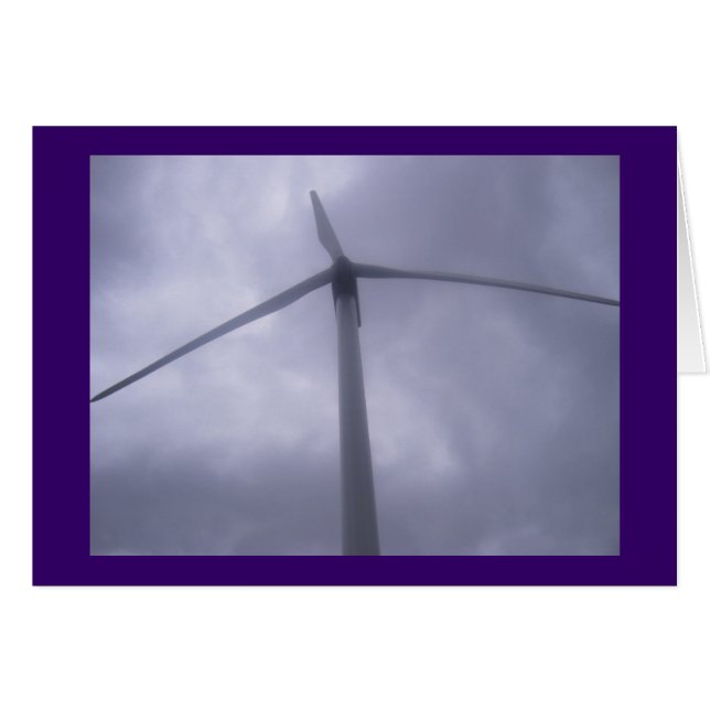 Carte vierge de moulin à vent (Devant horizontal)