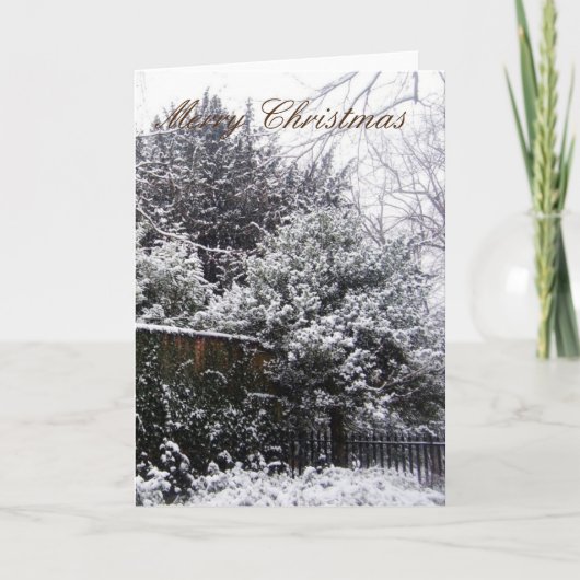 carte vierge de Noël (Devant)