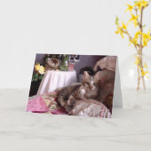 Carte vierge de note (Fleur jaune)