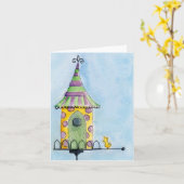 carte vierge de note (Fleur jaune)