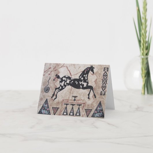 Carte vierge de note--Art de Natif américain (Devant)