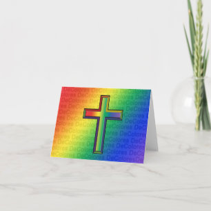 Carte vierge de note de De Colores Cross