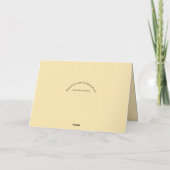 Carte vierge de note de papillon (Dos)