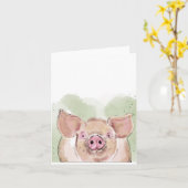 Carte vierge de porc (Fleur jaune)