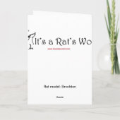 Carte vierge de rat (Dos)